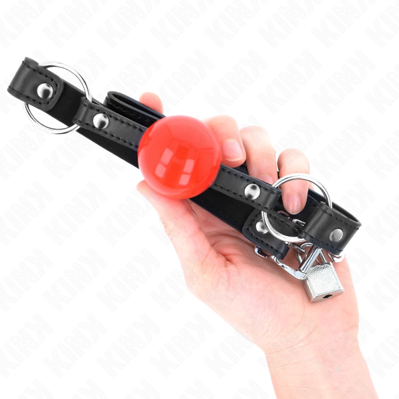 KINK Gag Ball 4 cm - Czerwona kulka