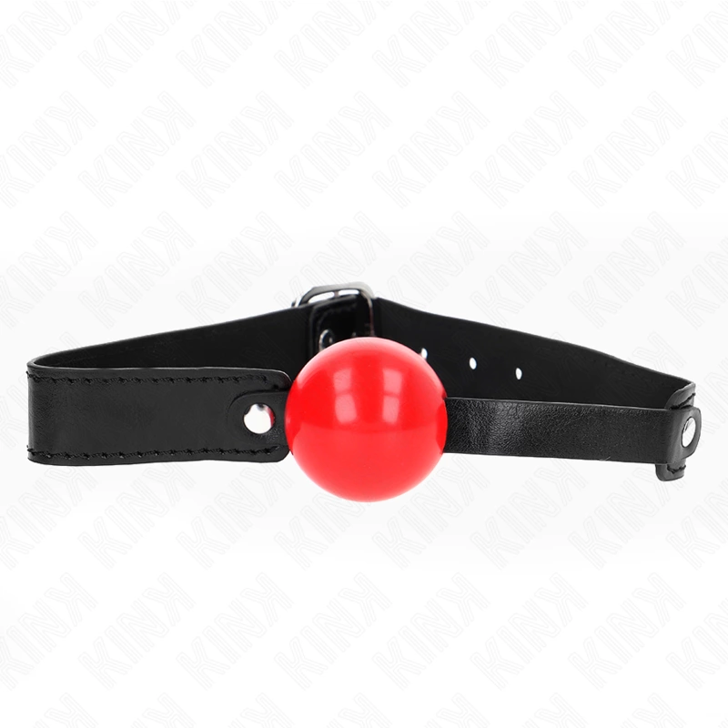 Model 1 Soft TPE Ball 4cm Adjustable Gag 41-61cm Black/Red Model 1 Soft TPE Ball 4cm Adjustable Gag 41-61cm Black/Red