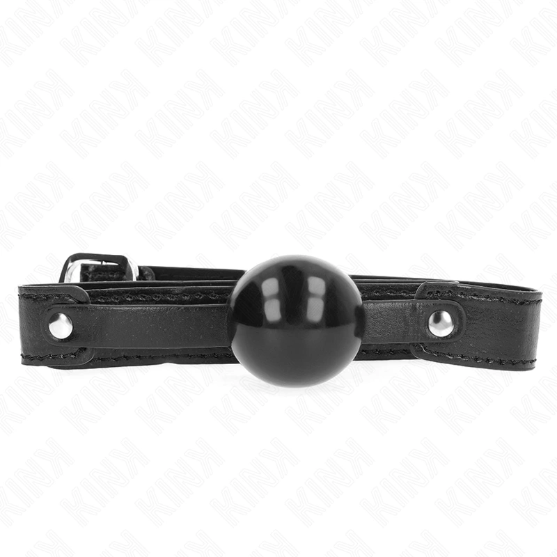 Ball Gag Model 2 Soft TPE 4cm - Adjustable Black Strap 65x2.5cm