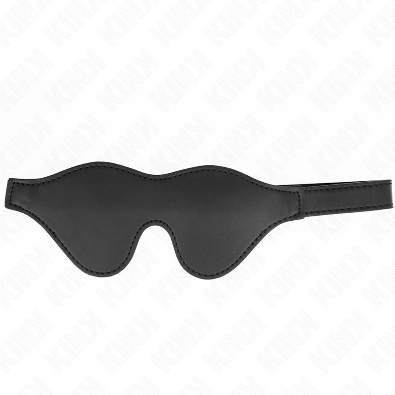 Leatherette Adjustable Bandage 20x8cm with Velcro Black 17-21cm