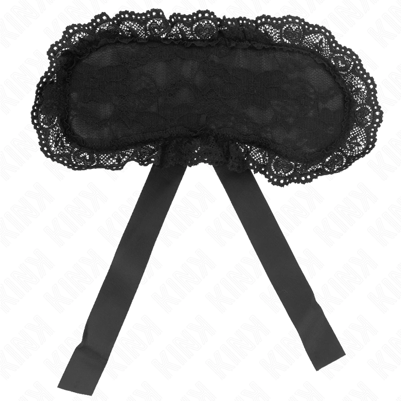 Lace Bandage Model 1 - Decorative Lace Mask 22.5 x 11 cm Black Lace Bandage Model 1 - Decorative Lace Mask 22.5 x 11 cm Black