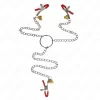 Bell Triple Clamps Red - Adjustable Chain System 30 cm