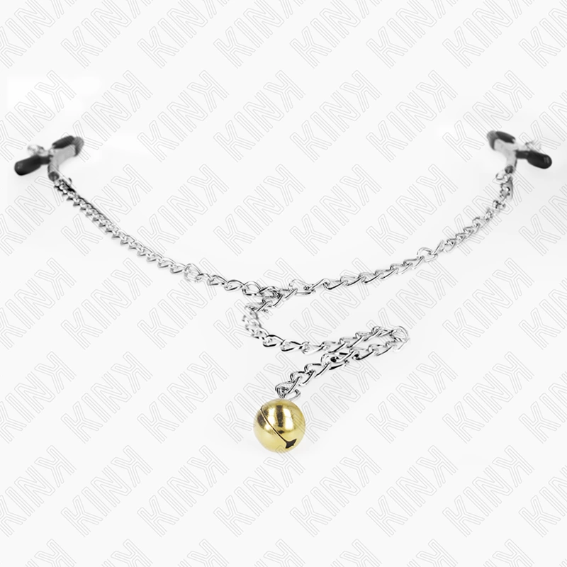 KINK Zaciski ÅaÅ„cuszkowe z Dzwonkiem 30cm Metal Chrom