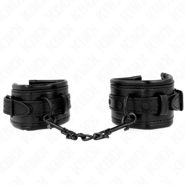 Adjustable Wrist Restraints Black 20-30 cm x 6 cm Comfort Fit