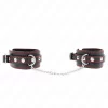 Adjustable Wrist Restraints Black-Red Lining 14-24cm x 3.5cm