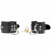 O-Ring Adjustable Wrist Restraints Black 20-28cm x 5.5cm