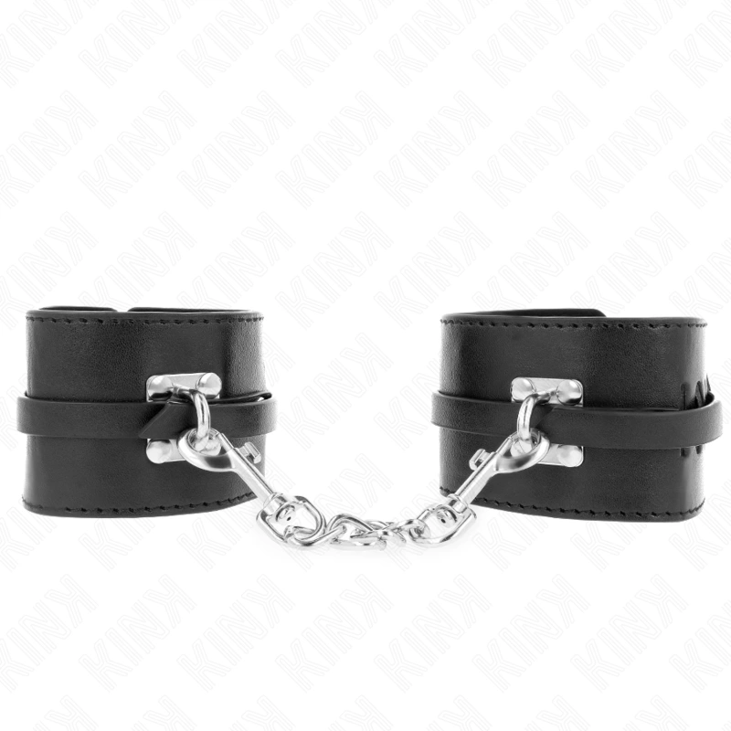 Deluxe Adjustable Locking Wrist Bands Black 14.5-21 cm x 6 cm