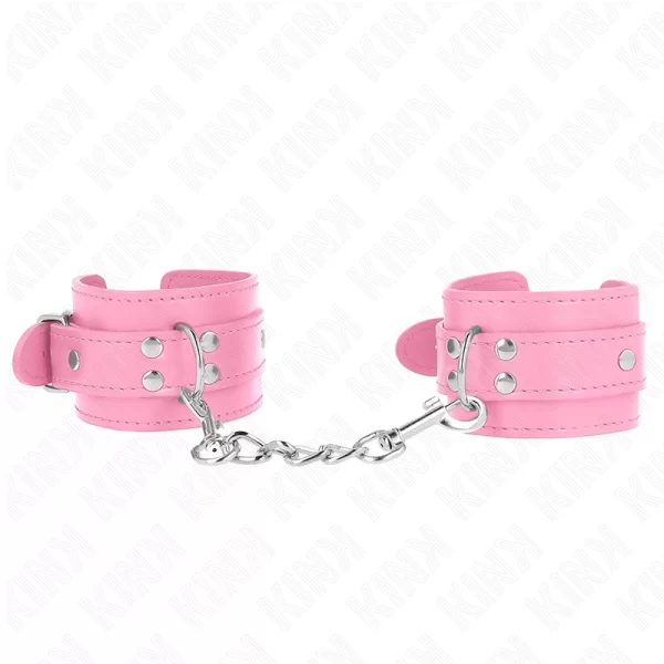 Adjustable Wrist Restraints Pink 20-23 cm x 5.5 cm Soft Lining