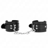 Adjustable Black Wrist Restraints 20-23 cm - Ergonomic Comfort Cuffs