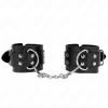 Double Buckle Adjustable Wrist Restraints Black 19-26 cm