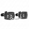 Wrist Restraints with Studs 35x6 cm - Adjustable Leather Cuffs - Anelma Wrist Restraints with Studs 35x6 cm - Adjustable Leather Cuffs
