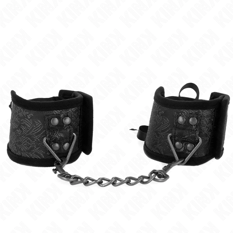 Scandal Wrist Restraints Black Lace Premium Adjustable 24.5x6.5cm Scandal Wrist Restraints Black Lace Premium Adjustable 24.5x6.5cm