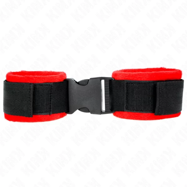 Nylon Adjustable Wrist Restraints Black 25-35 cm x 6 cm Hook & Loop