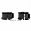 Furry Lined Adjustable Wrist Restraints Black 17-31cm x 7cm