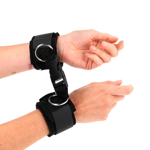 Neoprene Adjustable Wrist Bands Black 22-34 cm Hook & Loop Fastener