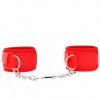 Neoprene Wrist Restraints Red 42x5 cm - Adjustable Soft Cuffs
