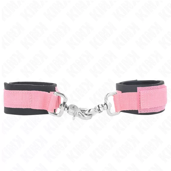 Adjustable Neoprene Wrist Restraints Pink 22-34 cm Ergonomic Fit