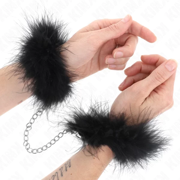 Mini Feather Hand Cuffs - Soft Anatomic Wrist Restraints