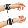 Neoprene Wrist Cuffs Grey 23x5cm - Adjustable