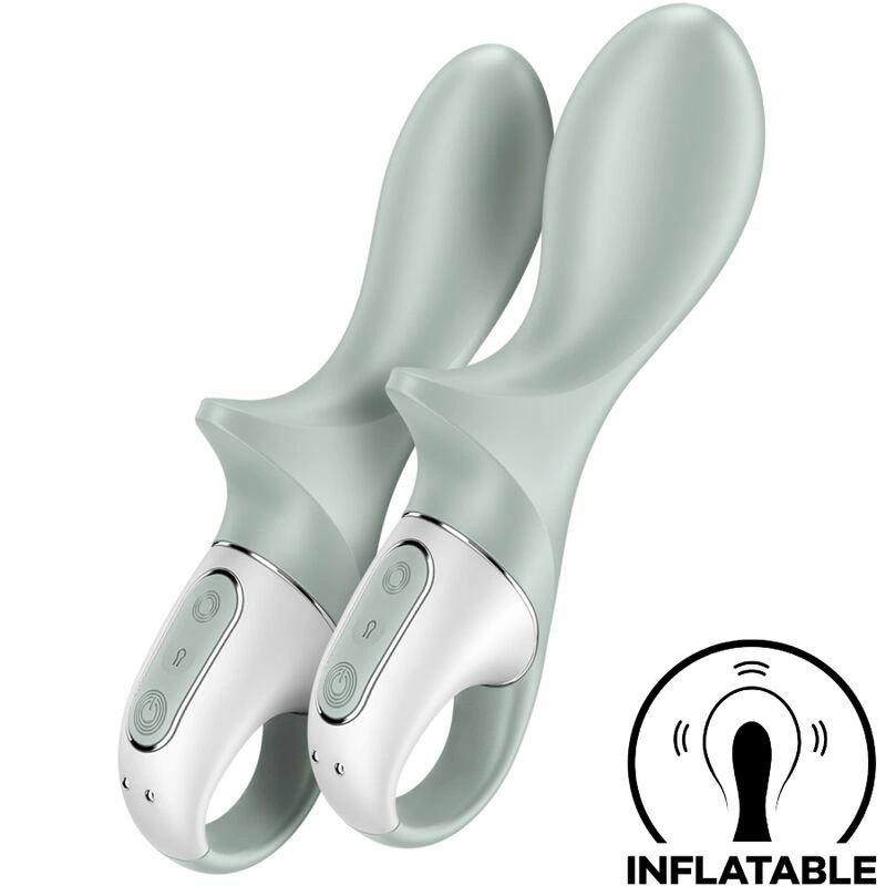 Air Pump Booty 3 Adjustable Inflatable Anal System Grey-Green