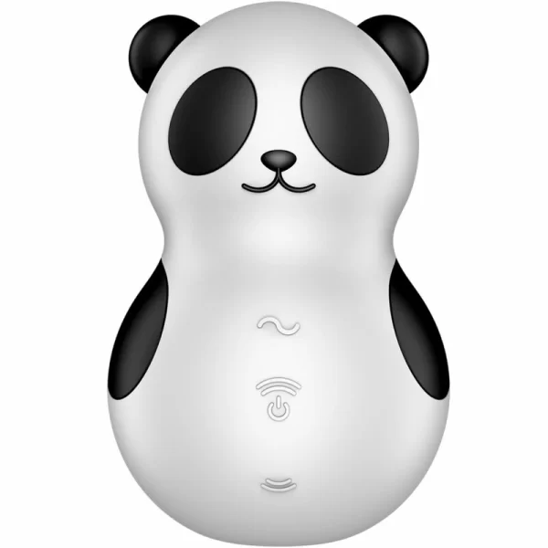 Pocket Panda Air Pulse & Vibration Device Black-White Compact
