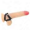 KINK Skorzany pierÅ›cieÅ„ regulowany z zatrzaskiem 39x1 cm czarny