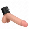 Leather Ring Adjustable Pressure System 18x5 cm Black