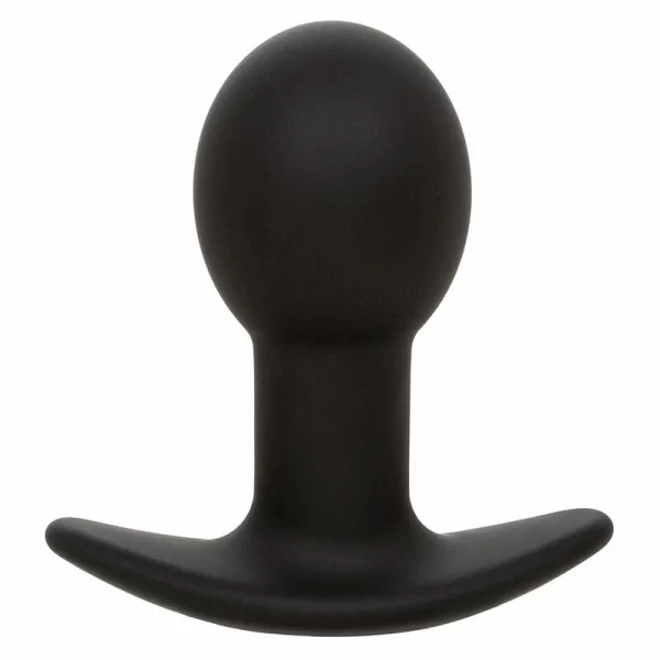 Rock Bottom Silicone Black Vibrating Plug 10 Modes USB Rechargeable