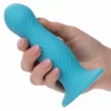 Wave Rider Swell Blue Anal Plug Liquid Silicone 12 cm