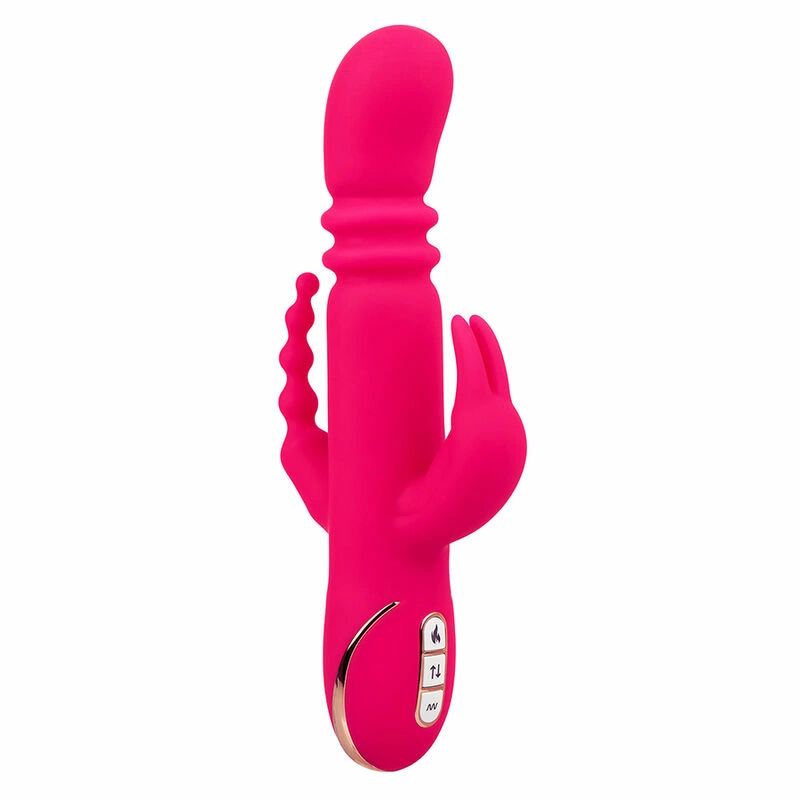CalExotics Jack Rabbit Triple Fantasy Pink - system podgrzewania