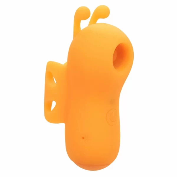 Neon Vibes Orange Ergonomic Finger Device 10 Modes Waterproof