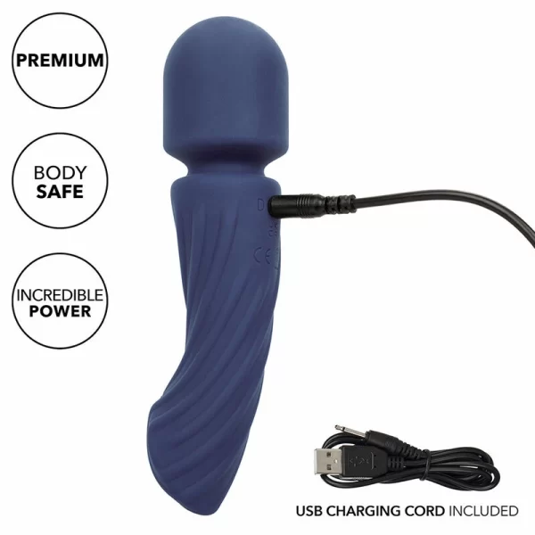 Charisma Allure Dual Motor Massager 12 Functions Purple 17.25cm