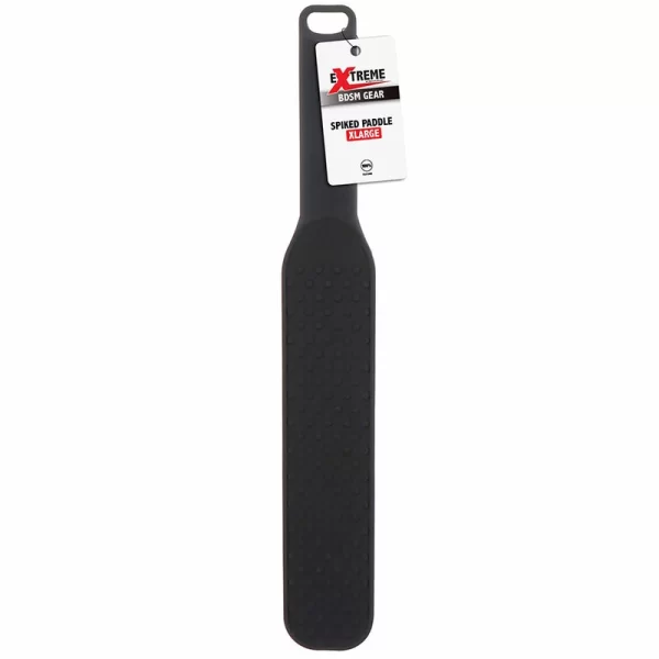 Extreme Spiked Paddle Black Silicone 35cm