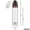 JAMYJOB XPAND Szara Maszyna Intymna Automatyczna 3 Tryby USB 30cm