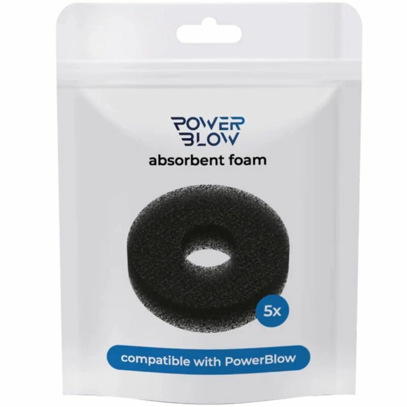 PowerBlow PU Foam Replacement Pack 5pcs for Hygiene & Protection
