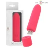 Symone Compact USB Vibrating Bullet 8 Modes Red 10cm