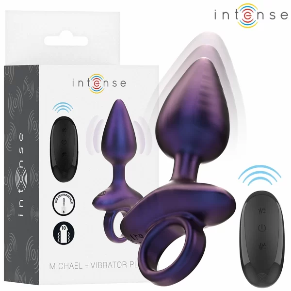 Michael Rechargeable Vibrating Plug with Remote Control