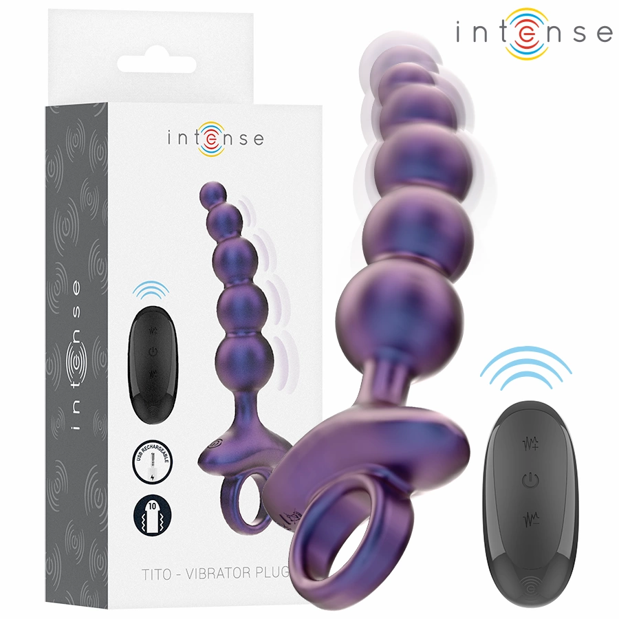 Tito Model 3 Vibrating Anal Plug with Remote Control