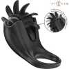 Mabel Black Vibrating Ring with 10 Modes & Anatomical Stimulator
