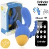 CUTE Love 3 Some Triple Vibrator Blue-Yellow