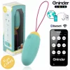CUTE Vibrating Rotating Silicone Gem Egg - App-Controlled