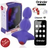 Cute Vibrating Intimate Plug Purple - App-Controlled