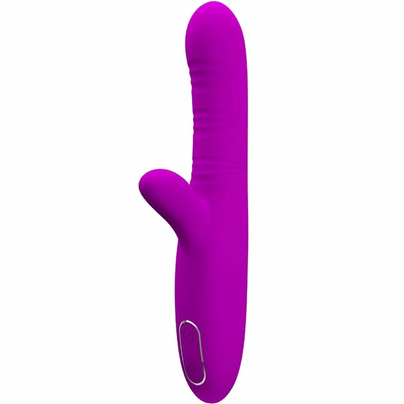 Angelique Intimate Device with Clitoral Stimulator Purple