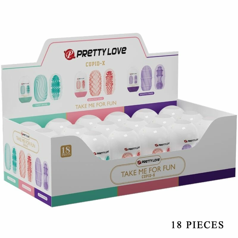 Cupid X 18 Intimate Sleeve Set - 3 Textures