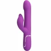 BW-500012-3 4-in-1 Vibrating Silicone Device Purple