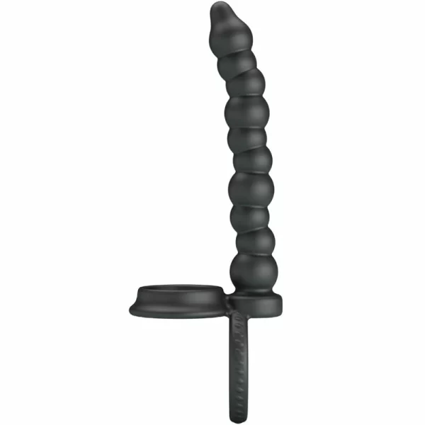 Dillion Dual-Motor Silicone Ring Black