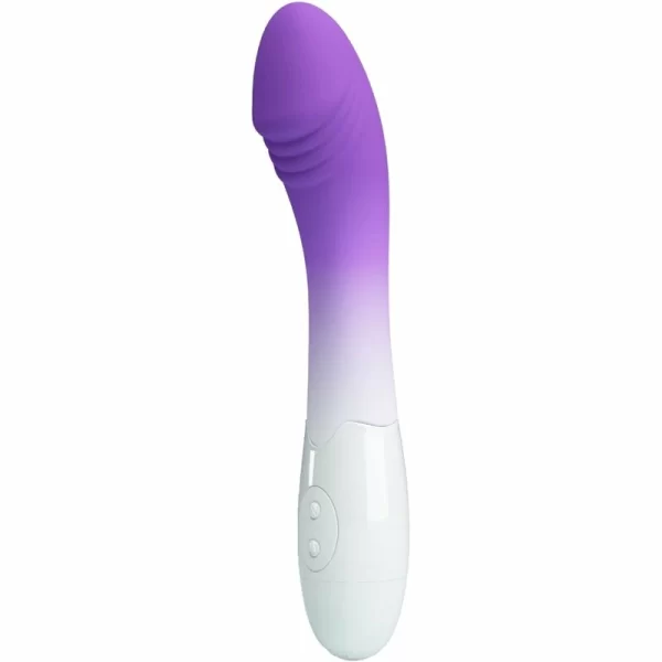 Elemental Curved Massager 30 Modes Purple Silicone
