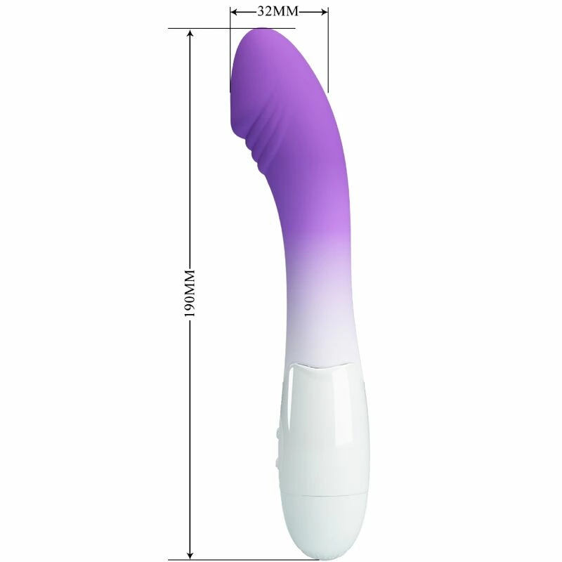 Pretty Love Elemental G-Spot Violet - Wibrator 30 Trybow Silikonowy