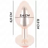 KINK WkÅ‚adka anatomiczna metalowa Rose Gold z ozdobÄ… RoÅ¼a M