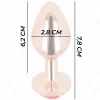 Kink Rose Gold Metal Plug z CzerwonÄ… RoÅ¼Ä… - Stal
